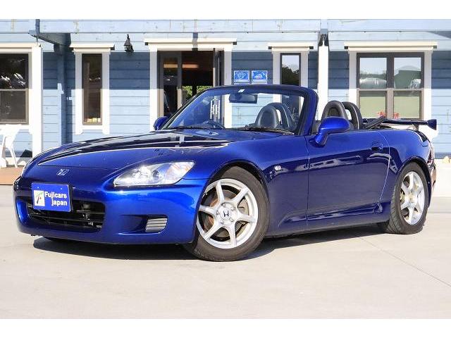 Ｓ２０００ タイプＶ　カロッツェリアメディアプレーヤー　純正オプションＢＢＳ１６インチＡＷ　無限トランクスポイラー　ブラックハーフレザーシート　車高調　本革巻きステアリング　電動オープン　ＶＧＳステアリング（3枚目）