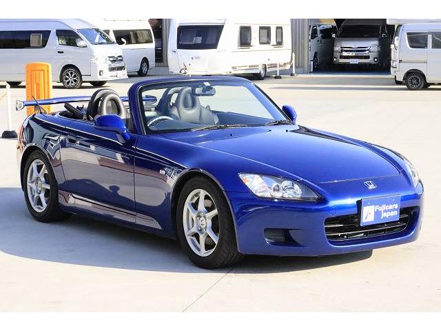 Ｓ２０００ タイプＶ　カロッツェリアメディアプレーヤー　純正オプションＢＢＳ１６インチＡＷ　無限トランクスポイラー　ブラックハーフレザーシート　車高調　本革巻きステアリング　電動オープン　ＶＧＳステアリング（11枚目）