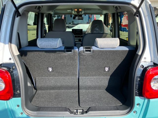 ムーヴキャンバス ストライプスＧ　１４インチフルホイールキャップ　ＬＥＤヘッドランプ　ＬＥＤフォグランプ　ホっとカップホルダー　両側パワースライドドア　キーフリーシステム　プッシュボタンスタート　ＵＶカットガラス（27枚目）