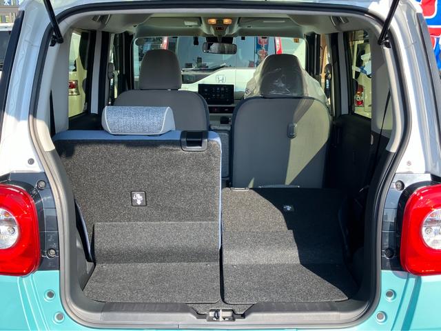 ムーヴキャンバス ストライプスＧ　１４インチフルホイールキャップ　ＬＥＤヘッドランプ　ＬＥＤフォグランプ　ホっとカップホルダー　両側パワースライドドア　キーフリーシステム　プッシュボタンスタート　ＵＶカットガラス（28枚目）