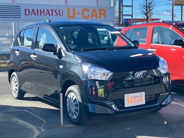 ミライース Ｌ　ＳＡＩＩＩ　１３インチフルホイールキャップ　マルチリフレクターハロゲンヘッドランプ　可倒式ドアミラー　自発光式デジタルメーターアンバーイルミネーションメーター　マニュアルエアコン（ダイヤル式）　キーレスエントリー（5枚目）