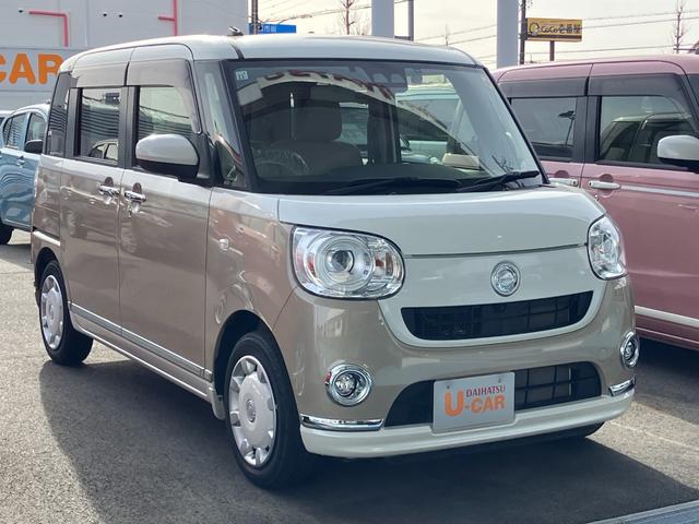 ムーヴキャンバス ＧメイクアップＶＳ　ＳＡＩＩＩ　１４インチフルホイールキャップ　ＬＥＤヘッドランプ　キーフリーシステム　両側パワースライドドア　オートエアコン（プッシュ式）　オートライト　置きラクボックス（25枚目）