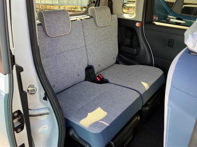 ムーヴキャンバス ストライプスＧターボ　１４インチフルホイールキャップ　ＬＥＤヘッドランプ　ＬＥＤフォグランプ　ホっとカップホルダー　両側パワースライドドア　キーフリーシステム　プッシュボタンスタート　ＵＶカットガラス（11枚目）