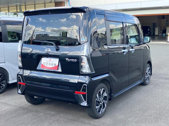 カスタムＸ　１４インチアルミホイール　大型エアロバンパー　フルＬＥＤヘッドランプ　オート格納式カラードドアミラー　両側パワースライドドア　キーフリーシステム　プッシュボタンスタート（画像2）