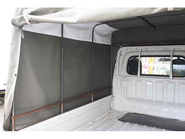 ハイゼットトラック スタンダード　ユーザー買取　幌付き　５速マニュアル車　ＥＴＣ　キー２本　走行３３５２５ｋｍ　エアコン　パワステ　チューナー　幌車　車検２年受渡（27枚目）