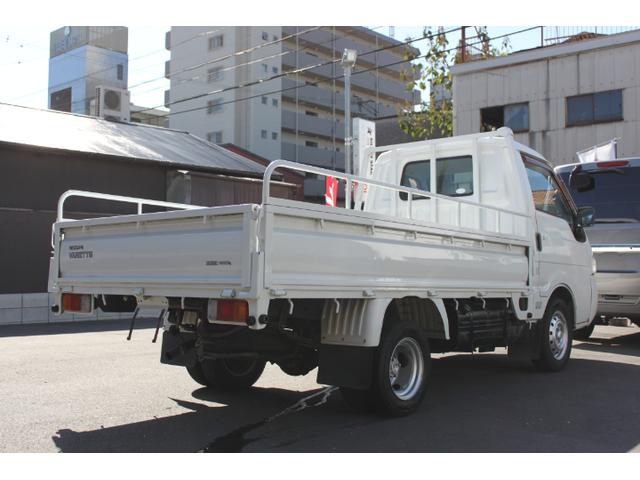 バネットトラック ロングスーパーローＤＸ　ＰＳ　ＰＷ　ＡＴ　３人乗り　ロング　積載１０００ｋｇ　あおり欄干（取外可）　新免許運転可（6枚目）