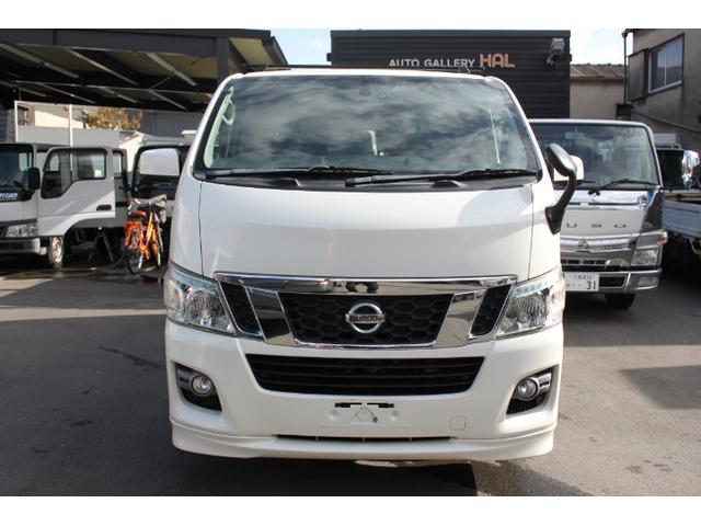 ＮＶ３５０キャラバンバン ロングプレミアムＧＸターボ　ＰＳ　ＰＷ　ＡＴ　リアエアコン　フルセグＴＶナビ　ＥＴＣ　バックカメラ　シートカバー　外品ＡＷ　ルーフキャリア　両側スライドドア（2枚目）