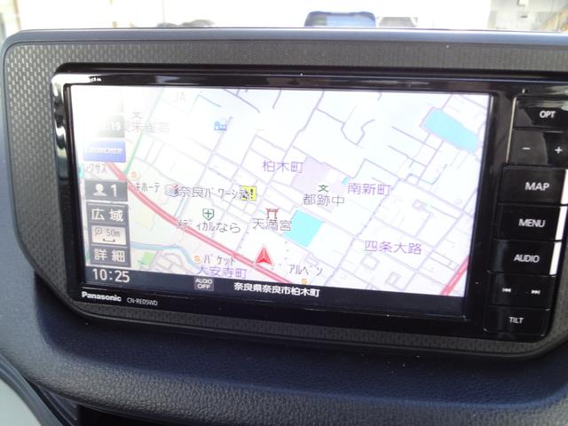 ムーヴ L SAIII ナビ フルセグTV Bluetooth ETC 前後ドライブレコーダー 外シートカバー 外LEDヘッドライト 衝突軽減ブレーキ キーレス(6枚目)