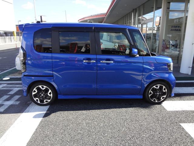 Ｎ－ＢＯＸカスタム 　ナビ　フルセグＴＶ　Ｂｌｕｅｔｏｏｔｈ　バックカメラ　ＥＴＣ　前後ドライブレコーダー　シートヒーター　両側電動ドア　ＬＥＤヘッドライト　アルミ　衝突軽減ブレーキ　追随機能付きオートクルーズ　スマートキ（3枚目）