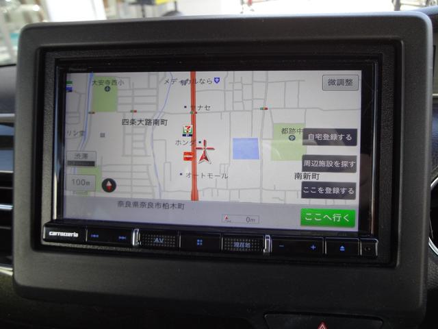 Ｎ－ＢＯＸカスタム 　ナビ　フルセグＴＶ　Ｂｌｕｅｔｏｏｔｈ　バックカメラ　ＥＴＣ　前後ドライブレコーダー　シートヒーター　両側電動ドア　ＬＥＤヘッドライト　アルミ　衝突軽減ブレーキ　追随機能付きオートクルーズ　スマートキ（6枚目）