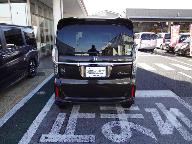 Ｎ－ＢＯＸカスタム 　純正ナビ　フルセグ　Ｂｌｕｅｔｏｏｔｈ　バックカメラ　ＥＴＣ　ナビ連動前後ドライブレコーダー　シートヒーター　両側電動ドア　ＬＥＤ　アルミ　衝突軽減ブレーキ　追随機能付きオートクルーズ　スマートキー（4枚目）