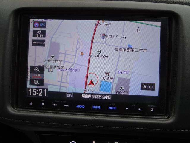 ヴェゼル Ｘ　４ＷＤ　純正８インチナビ　フルセグＴＶ　Ｂｌｕｅｔｏｏｔｈ　バックカメラ　ＥＴＣ　ドライブレコーダー　シートヒーター　クルーズコントロール　ＬＥＤヘッドライト　アルミ　衝突軽減ブレーキ　スマートキー（6枚目）