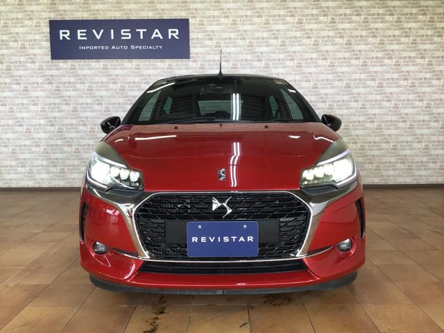 ＤＳ３カブリオ シック　電動オープンソフトＴＯＰ・アクティブシティブレーキ・追突軽減車・クルーズコントロール・ナビ・フルセグＴＶ・Ｂｌｕｅｔｏｏｔｈ・ＵＳＢ・ＣＤ・コーナーセンサー・ＨＩＤライト・デイライト（4枚目）