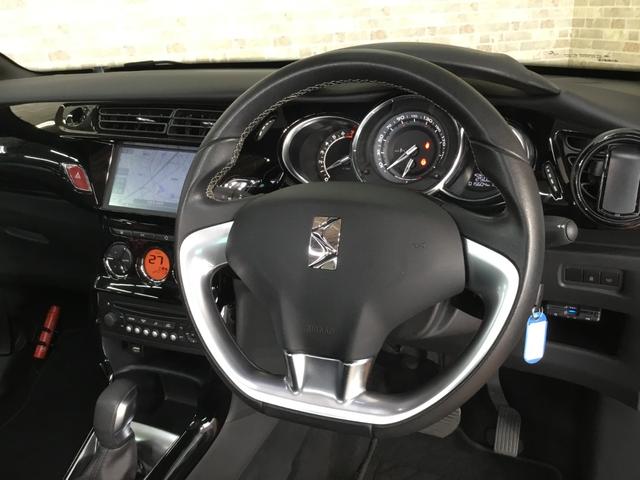 ＤＳ３カブリオ シック　電動オープンソフトＴＯＰ・アクティブシティブレーキ・追突軽減車・クルーズコントロール・ナビ・フルセグＴＶ・Ｂｌｕｅｔｏｏｔｈ・ＵＳＢ・ＣＤ・コーナーセンサー・ＨＩＤライト・デイライト（28枚目）