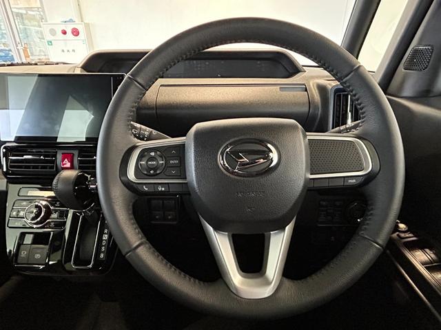 タント カスタムＲＳ　タ－ボ　ディスプレイオーディオ　衝突被害軽減ブレーキ　電動パーキング　プッシュボタンスタ－ト　コ－ナ－センサ－　アイドリングストップ機能　シ－トヒ－タ－　バックカメラ　ＬＥＤヘッドライト（10枚目）