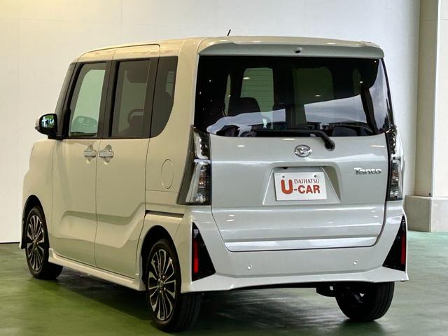 タント カスタムＲＳ　タ－ボ　ディスプレイオーディオ　衝突被害軽減ブレーキ　電動パーキング　プッシュボタンスタ－ト　コ－ナ－センサ－　アイドリングストップ機能　シ－トヒ－タ－　バックカメラ　ＬＥＤヘッドライト（50枚目）