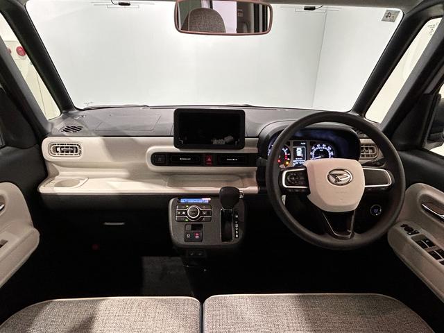 ムーヴキャンバス ストライプスＧ　電動パーキング　プッシュボタンスタ－ト　両側電動スライドドア　コ－ナ－センサ－　衝突被害軽減ブレーキ　アイドリングストップ機能　シ－トヒ－タ－　パノラマモニタ－対応　ＬＥＤヘッドライト（37枚目）