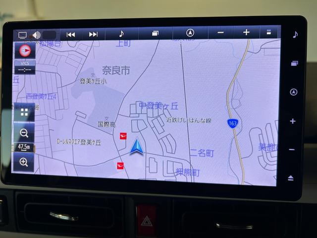 ムーヴキャンバス ストライプスＧ　ナビ　ドラレコ　電動パーキング　プッシュボタンスタ－ト　衝突被害軽減ブレーキ　コ－ナ－センサ－　アイドリングストップ機能　シ－トヒ－タ－　パノラマモニタ－（5枚目）