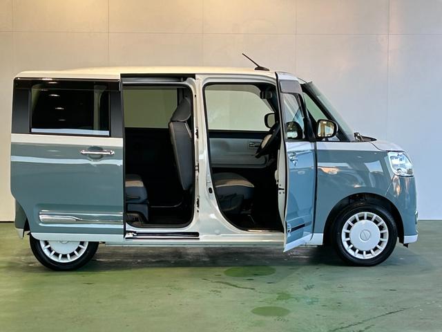 ムーヴキャンバス ストライプスＧ　ナビ　ドラレコ　電動パーキング　プッシュボタンスタ－ト　衝突被害軽減ブレーキ　コ－ナ－センサ－　アイドリングストップ機能　シ－トヒ－タ－　パノラマモニタ－（52枚目）