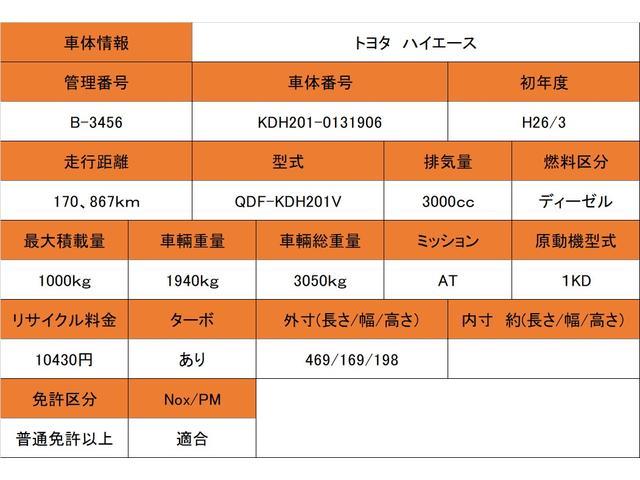 トヨタ ハイエースバン