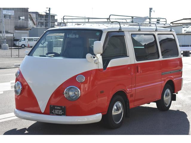 バネットバン ＤＸ　コラムＡＴ　移動販売車　ガソリン　３名乗車　ＡＣコンセント　換気扇装備　給排水タンク　車体長さ４３６ｃｍ　ルーフキャリア　カスタム（4枚目）