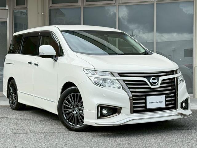 エルグランド ２５０ハイウェイスターＳジェットブラックアバンクロム　１オナ　ＯＰフロントエアロ　ＯＰリアスポ　後席Ｍ　本革シート　全周囲Ｍ　純正ナビＴＶ　エマブレ　追従クルコン　ドラレコ　運助シートヒータ　シートメモリ　パワーバックドア　ＥＴＣ　両側電動スライドドア（27枚目）