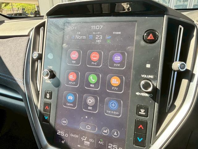 レヴォーグ GT-H EX ETC2.0 エアロ シートヒーター 純正11.6型ナビ クルコン アイサイト バックカメラ パワーシート 純正18型AW  LEDヘッドライト LEDフォグ トノカバー リヤシートヒーター 衝突軽減(6枚目)