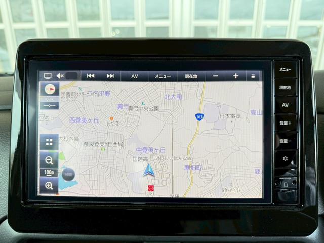 ルークス ハイウェイスター X 1オナ ETC  前後ドラレコ 純正9型ナビ LEDヘッドライト 純正14型AW  LEDフォグ アラモニ 左電動スライド 後席テーブル SOSコール オートエアコン サンシェード リヤ用ファン(9枚目)