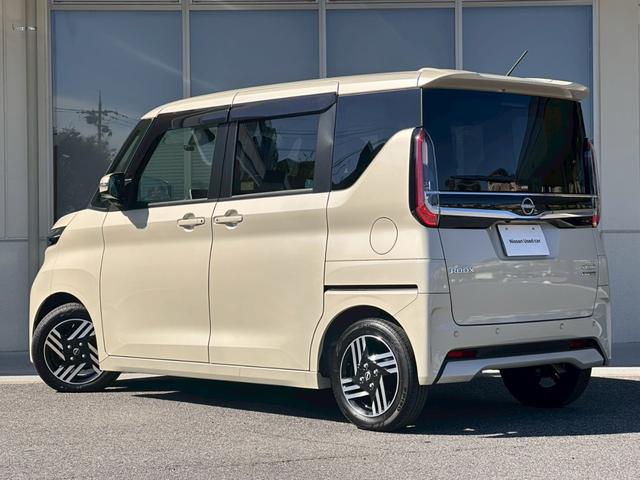 ルークス ハイウェイスター X 1オナ ETC  前後ドラレコ 純正9型ナビ LEDヘッドライト 純正14型AW  LEDフォグ アラモニ 左電動スライド 後席テーブル SOSコール オートエアコン サンシェード リヤ用ファン(26枚目)