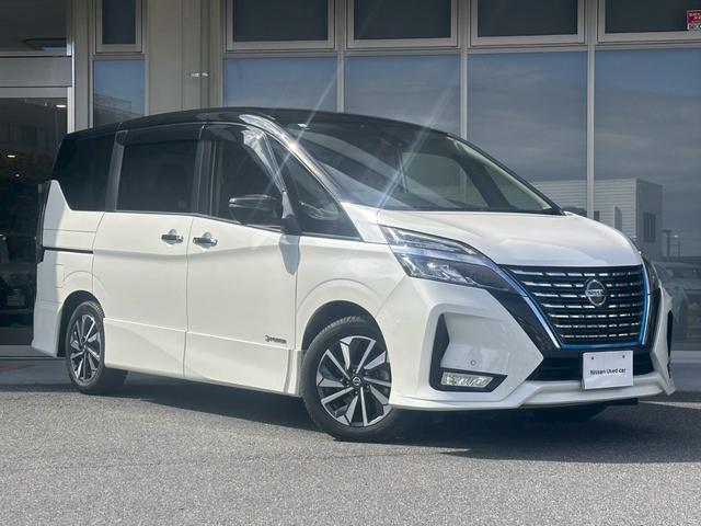 セレナ e-パワー ハイウェイスターV 1オナ 後席モニター ETC ドラレコ 純正10型ナビ 純正15型AW 両側電動スライド デジタルミラー アラモニ アダプティブLED LEDフォグ 衝突軽減装置 踏み間違い防止アシスト(27枚目)