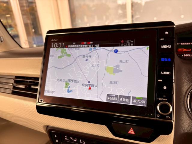 Ｎ－ＢＯＸ Ｇ・Ｌホンダセンシング　純８型ナビ　ドラレコ　Ｂカメラ　ホンダセンシング　ＥＴＣ　追従クルコン　シートヒータ　フルセグＴＶ　ＬＥＤヘッドライト　リア左側パワースライドドア（6枚目）