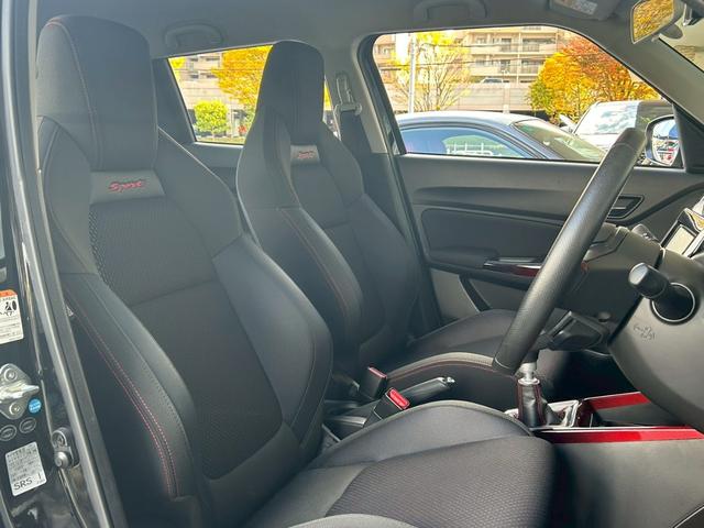 スイフトスポーツ ベースグレード 1オナ 6速MT車 7型ナビ ドラレコ前後 全周囲カメラ 追従クルコン ETC LEDヘッドライト フォグランプ ブレーキアシスト プッシュスタート TVスイッチ シートヒーター ステアリングスイッチ(17枚目)