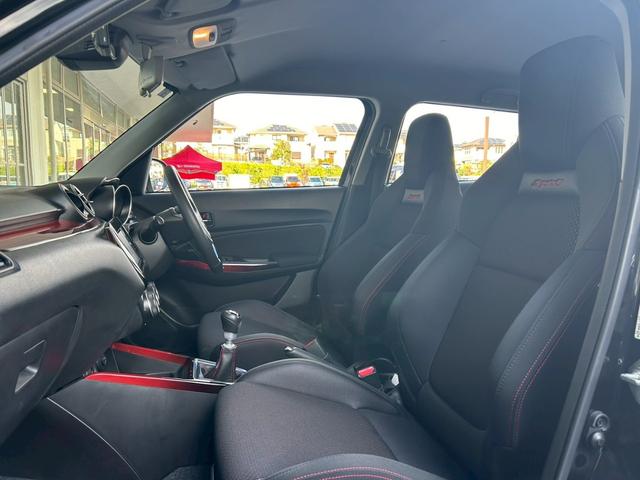 スイフトスポーツ ベースグレード 1オナ 6速MT車 7型ナビ ドラレコ前後 全周囲カメラ 追従クルコン ETC LEDヘッドライト フォグランプ ブレーキアシスト プッシュスタート TVスイッチ シートヒーター ステアリングスイッチ(19枚目)