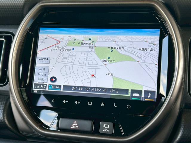 ハスラー JスタイルII 1オナ 純9型ナビ 全周囲M 追従クルコン ETC2.0 前席シートヒータ LEDヘッドライト ルーフレール フルセグTV DVD再生 障害物センサ 純正AW(6枚目)