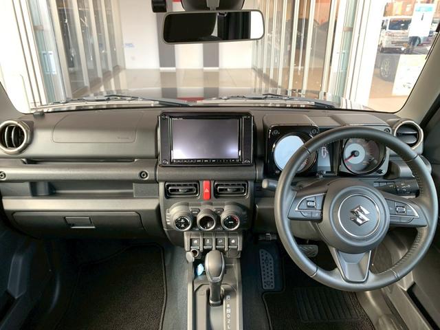 ジムニー ＸＣ　純８型ナビ　ＥＴＣ２．０　　　ドラレコ前後　Ｂカメラ　スズキセーフティーサポート　ＬＥＤヘッドライト　シートヒータ　クルーズコントロール　ワンオーナ　４ＷＤ（5枚目）