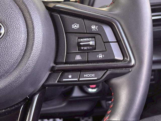 レヴォーグ STIスポーツ EX ブラックインテリアセレクション 11.6インチナビ STIフロントグリル ドラレコ ETC ハーマンカードンサウンドシステム ブラック/グレーハーフレザーシート アダクティブLEDヘッドライト トノカバ アイサイトセーフティプラス(18枚目)