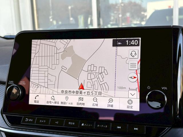 ノート Ｘ　ＮＣナビ　ドラレコ前後　ＥＴＣ２．０　全周囲Ｍ　プロパイ　１オナ　純正フロントリアメッキフィニッシャー　アダクティブＬＥＤヘッドライト　デジタルルームミラー　衝突被害軽減ブレーキ　踏み間違い防止（6枚目）