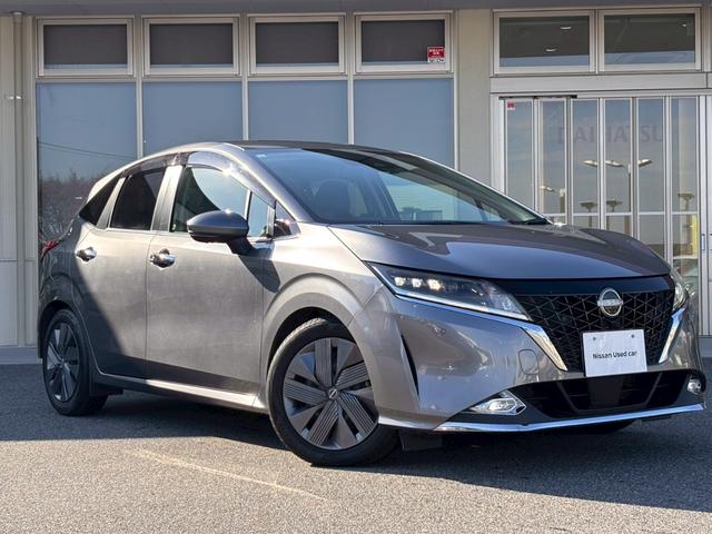 ノート Ｘ　ＮＣナビ　ドラレコ前後　ＥＴＣ２．０　全周囲Ｍ　プロパイ　１オナ　純正フロントリアメッキフィニッシャー　アダクティブＬＥＤヘッドライト　デジタルルームミラー　衝突被害軽減ブレーキ　踏み間違い防止（30枚目）