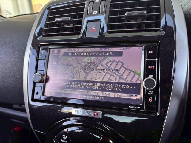 マーチ ニスモ S HKSマフラ 純正ナビ ドラレコ ETC フルセグTV 外品LEDヘッドライト バックカメラ スマートキー プッシュスタート 専用AW 専用エアロ 専用シート(9枚目)