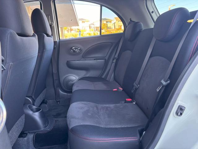 マーチ ニスモ S HKSマフラ 純正ナビ ドラレコ ETC フルセグTV 外品LEDヘッドライト バックカメラ スマートキー プッシュスタート 専用AW 専用エアロ 専用シート(20枚目)