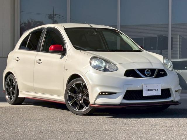 マーチ ニスモ S HKSマフラ 純正ナビ ドラレコ ETC フルセグTV 外品LEDヘッドライト バックカメラ スマートキー プッシュスタート 専用AW 専用エアロ 専用シート(27枚目)