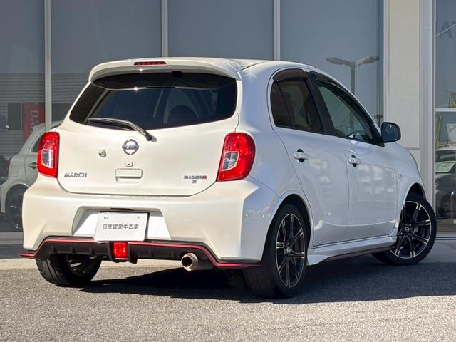 マーチ ニスモ S HKSマフラ 純正ナビ ドラレコ ETC フルセグTV 外品LEDヘッドライト バックカメラ スマートキー プッシュスタート 専用AW 専用エアロ 専用シート(29枚目)