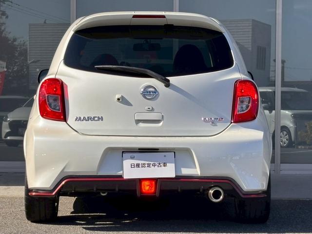 マーチ ニスモ S HKSマフラ 純正ナビ ドラレコ ETC フルセグTV 外品LEDヘッドライト バックカメラ スマートキー プッシュスタート 専用AW 専用エアロ 専用シート(30枚目)