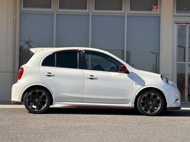 マーチ ニスモ S HKSマフラ 純正ナビ ドラレコ ETC フルセグTV 外品LEDヘッドライト バックカメラ スマートキー プッシュスタート 専用AW 専用エアロ 専用シート(31枚目)