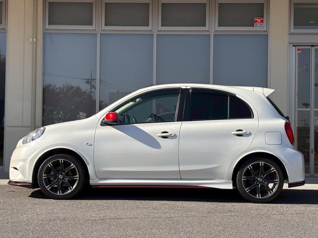 マーチ ニスモ S HKSマフラ 純正ナビ ドラレコ ETC フルセグTV 外品LEDヘッドライト バックカメラ スマートキー プッシュスタート 専用AW 専用エアロ 専用シート(32枚目)