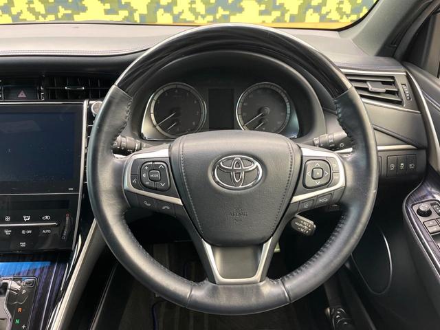 ハリアー プログレス　スタイルブルーイッシュ　ＴＲＤエアロ　ＪＢＬサウンド　純正９型ナビ　全周囲カメラ　トヨタセーフティセンス　レーダクルーズ　クリアランスソナー　パワーバックドア　ハーフレザーシート　パワーシート　ＬＥＤヘッドライト（11枚目）