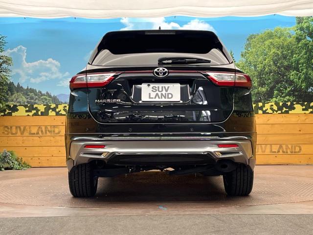 ハリアー プログレス　スタイルブルーイッシュ　ＴＲＤエアロ　ＪＢＬサウンド　純正９型ナビ　全周囲カメラ　トヨタセーフティセンス　レーダクルーズ　クリアランスソナー　パワーバックドア　ハーフレザーシート　パワーシート　ＬＥＤヘッドライト（15枚目）