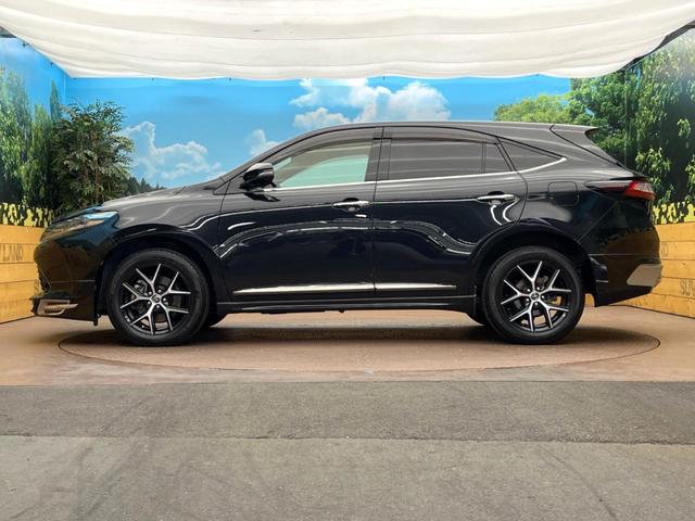 ハリアー プログレス　スタイルブルーイッシュ　ＴＲＤエアロ　ＪＢＬサウンド　純正９型ナビ　全周囲カメラ　トヨタセーフティセンス　レーダクルーズ　クリアランスソナー　パワーバックドア　ハーフレザーシート　パワーシート　ＬＥＤヘッドライト（23枚目）