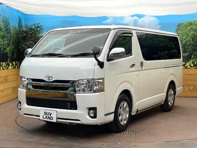 ハイエースバン スーパーGL ダークプライムII 両側電動スライド SDナビ バックカメラ アクセサリーコンセント ハーフレザーシート LEDヘッドライト スマートキー オートライト オートエアコン ウッドコンビステアリング Bluetooth再生(21枚目)