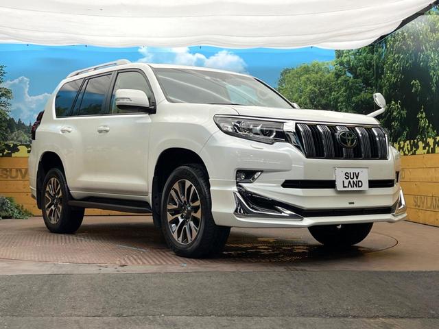ランドクルーザープラド TX Lパッケージ サンルーフ モデリスタエアロ BIG-X9インチナビ トヨタセーフティセンス バックカメラ シートベンチレーション 7人乗 ドラレコ コーナーセンサー LEDヘッドライト ルーフレール パワーシート(16枚目)